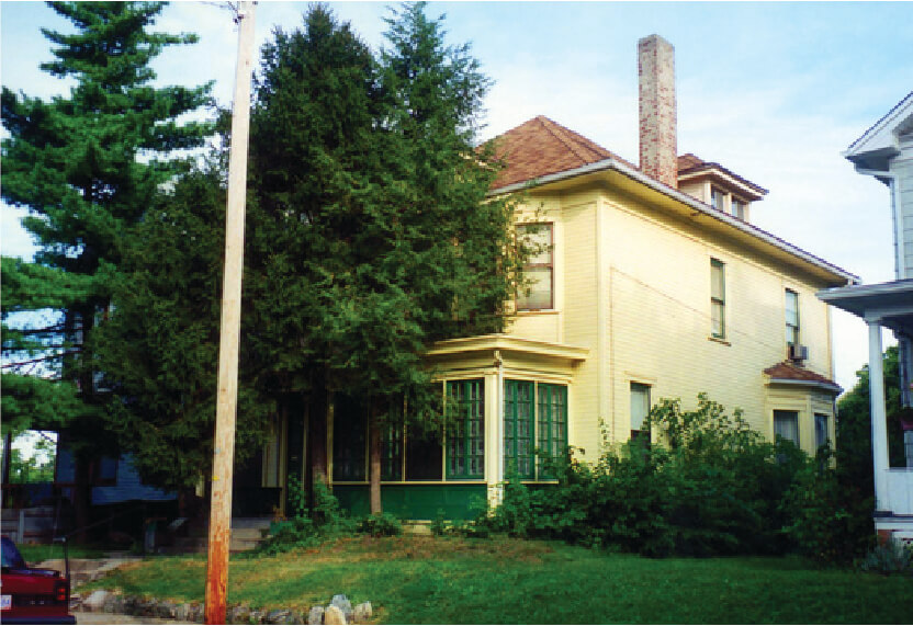 yellow house