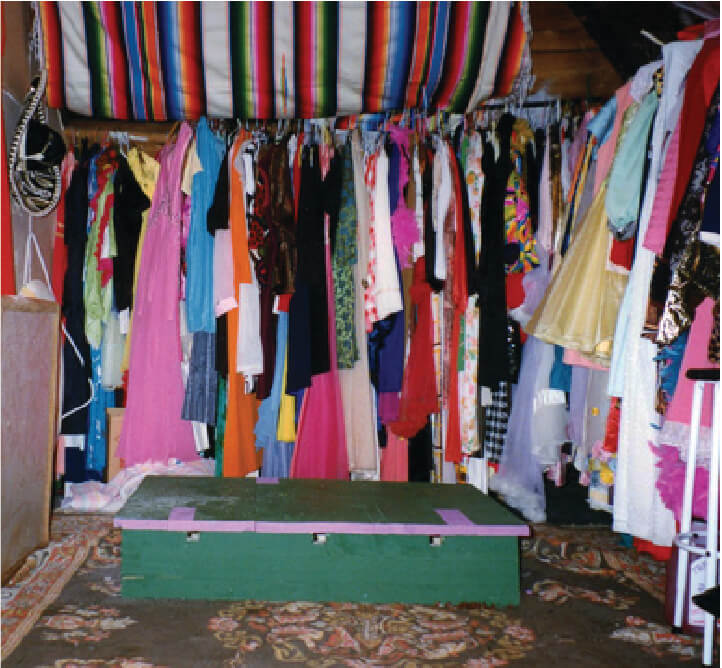 attic with a stage