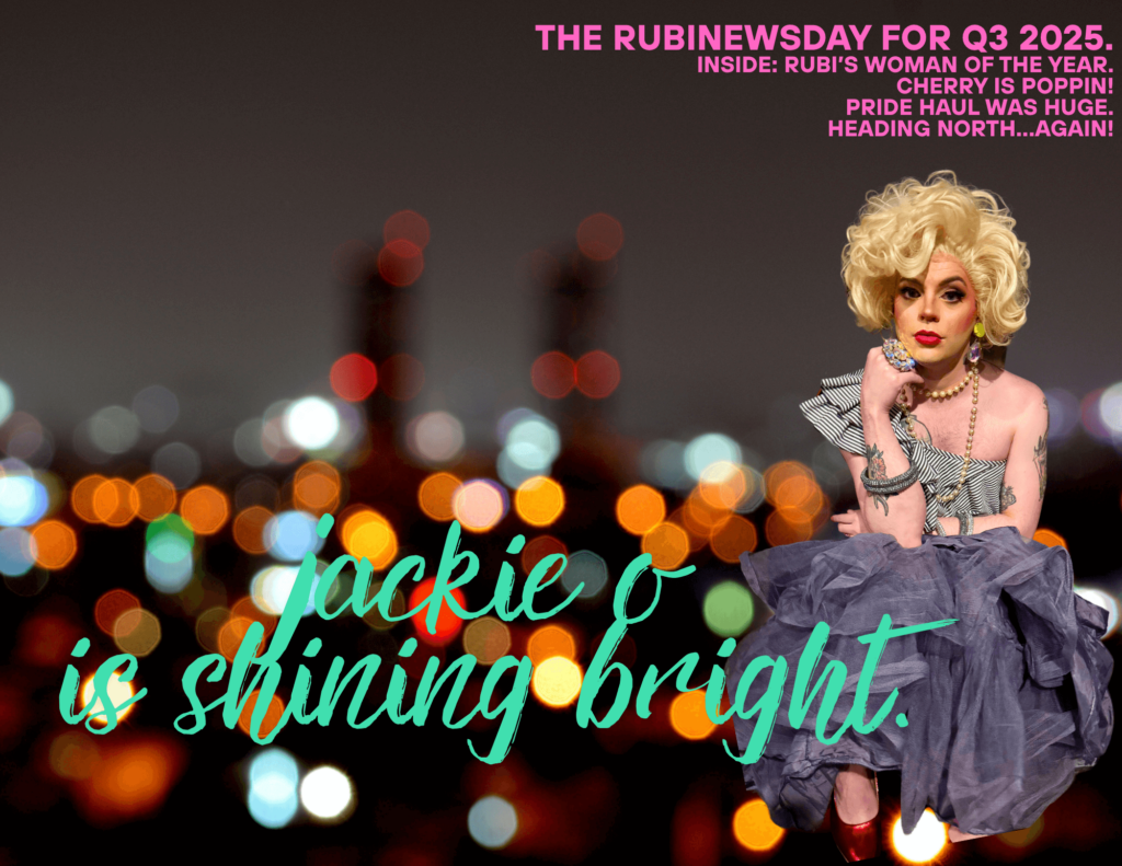 Jackie O featured on the Cover of RubiNewsDay