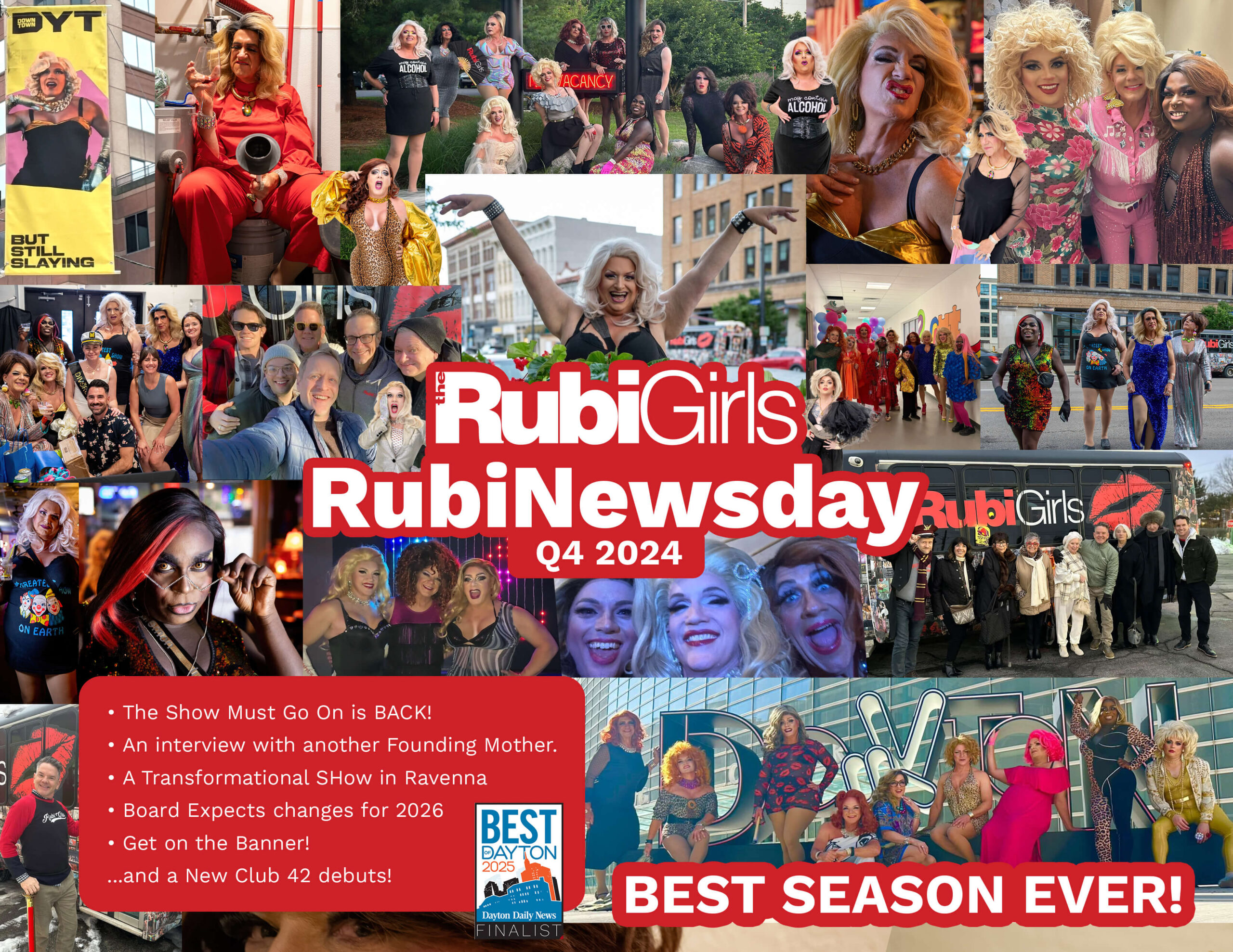 Montage of photos on the cover of the Q4 2025 RubiNewsDay